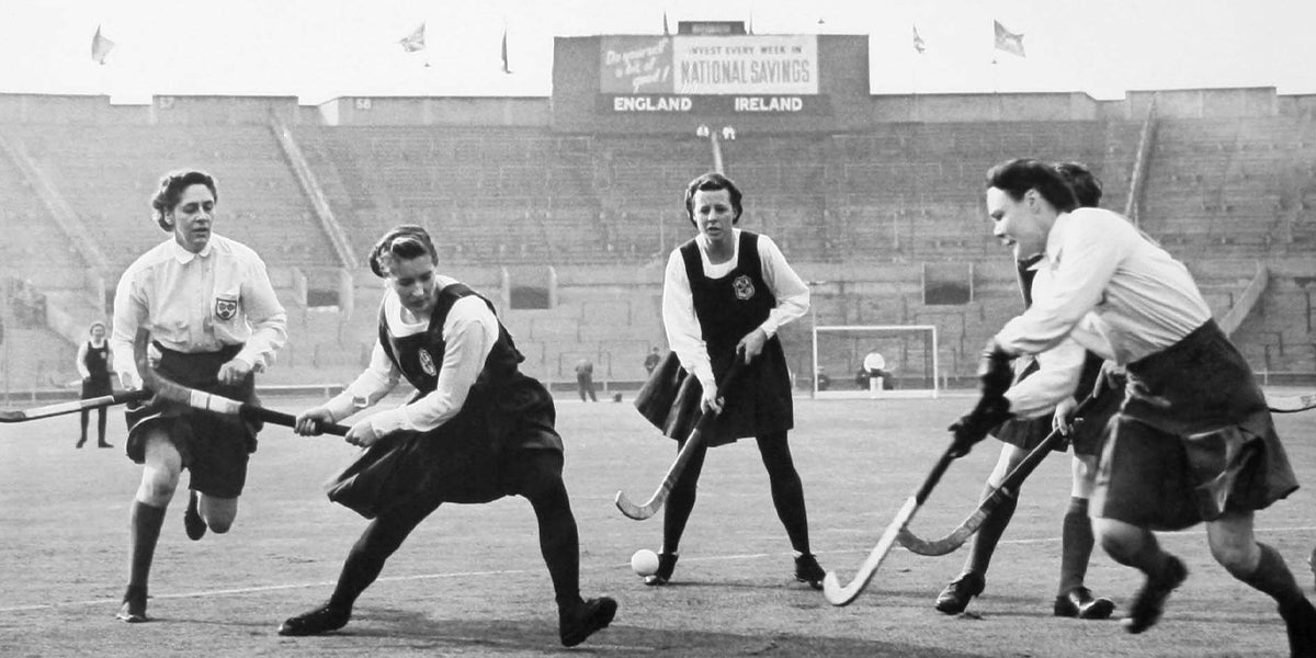 Hockey History - England Women V Ireland at Wembley 1951