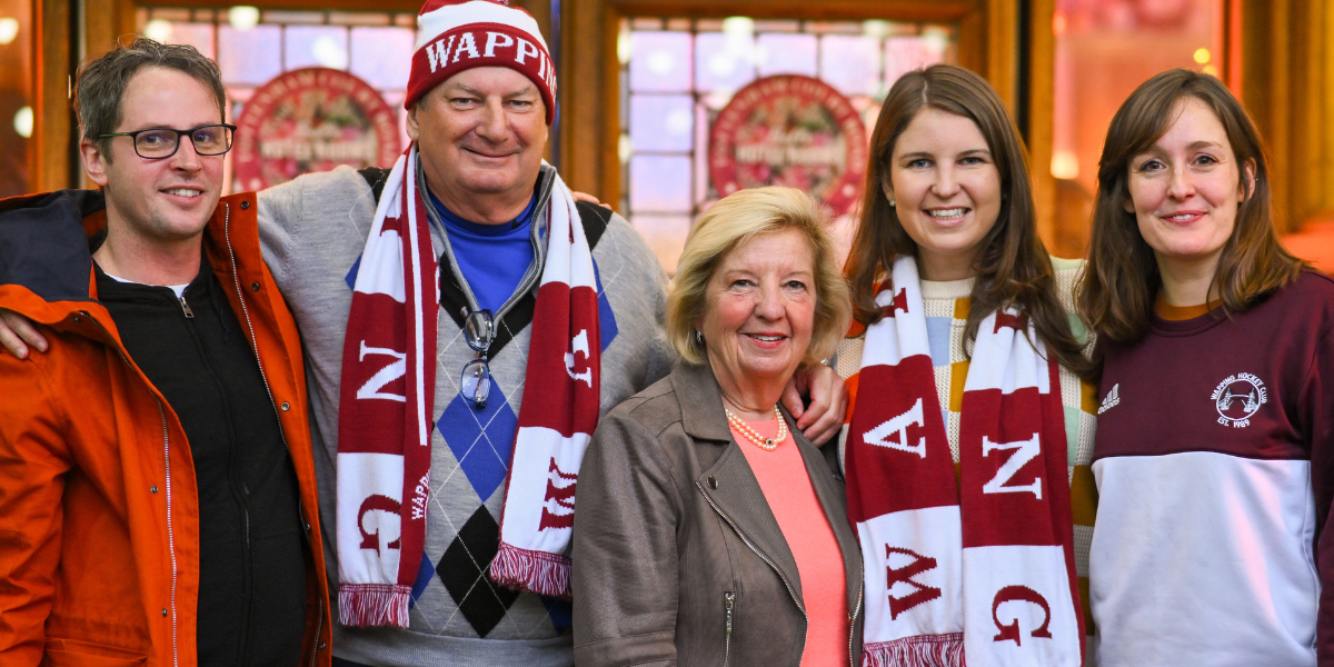 Group of club committee members